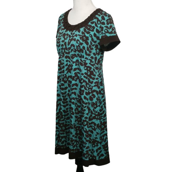 Apt. 9 dress in brown & turquoise Petite PL - Picture 4 of 6